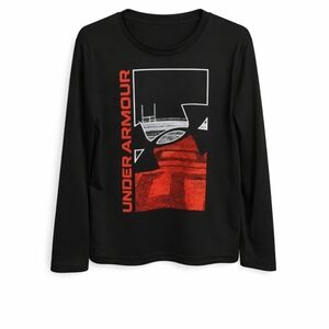 Under Armour Boys Long Sleeve Graphic Tee Black 6